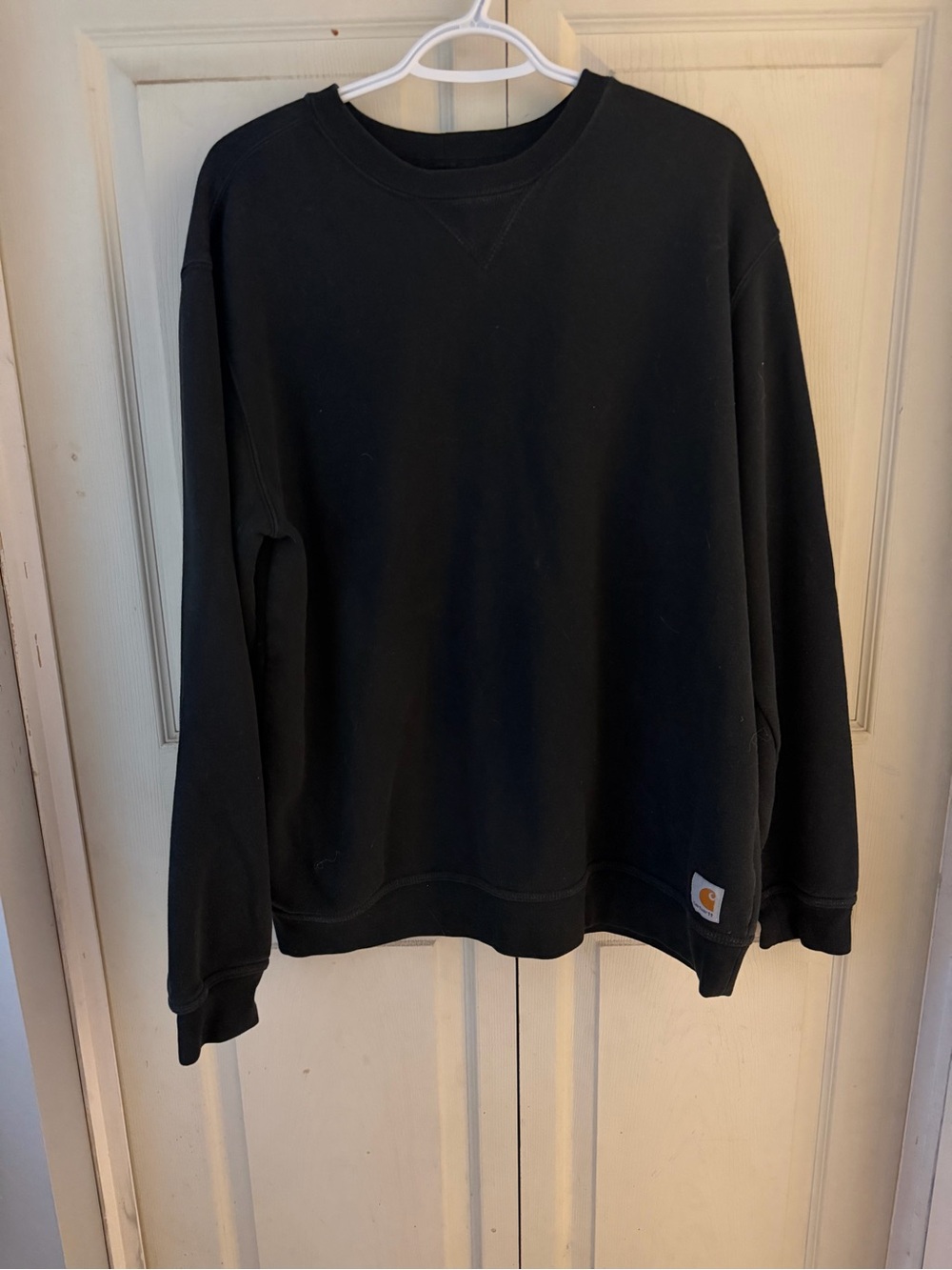 Carhartt Mens Black Crewneck Sweatshirt
